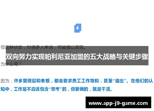 双向努力实现帕利尼亚加盟的五大战略与关键步骤 双向努力实现帕利尼亚加盟的五大战略与关键步骤