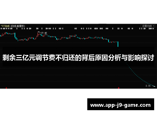 剩余三亿元调节费不归还的背后原因分析与影响探讨 剩余三亿元调节费不归还的背后原因分析与影响探讨
