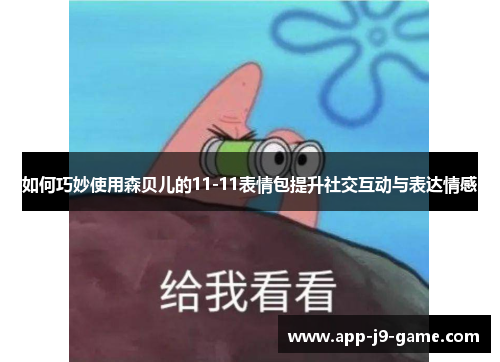 如何巧妙使用森贝儿的11-11表情包提升社交互动与表达情感